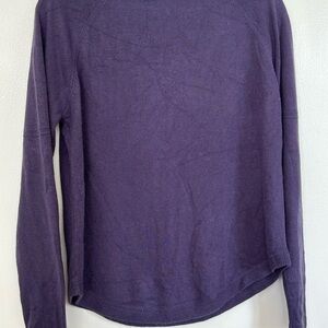 Sweet Romeo Purple Crew Neck Sweater Soft Knit Classic